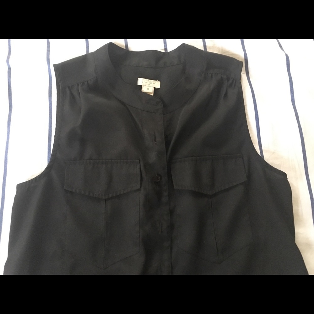 Jcrew sleeveless shirt